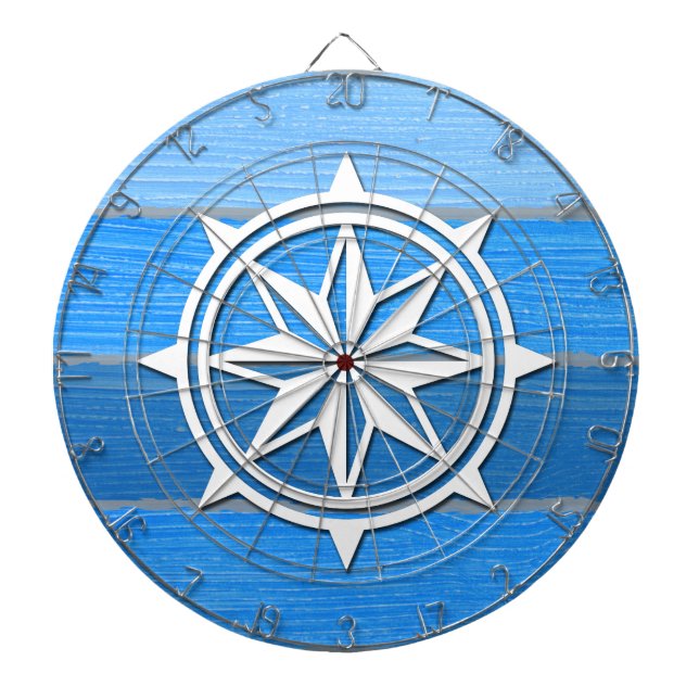 Nautical themed design dartboard (Front)