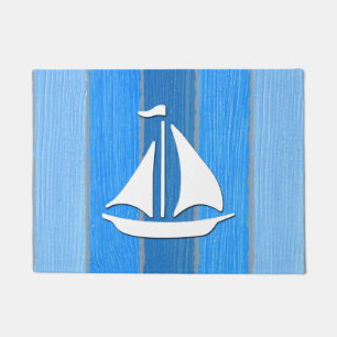 Nautical themed design doormat