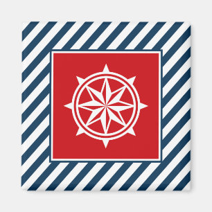 Nautical themed design magnet