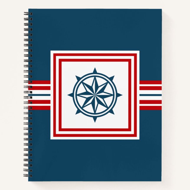 Nautical themed design notebook (Front)