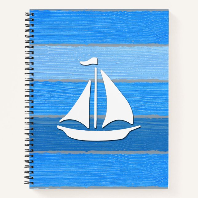 Nautical themed design notebook (Front)