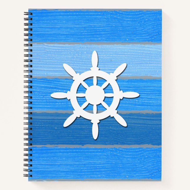 Nautical themed design notebook (Front)