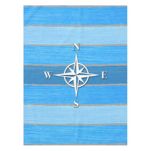 Nautical themed design tablecloth