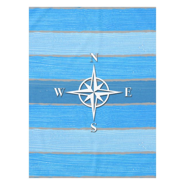 Nautical themed design tablecloth (Front)