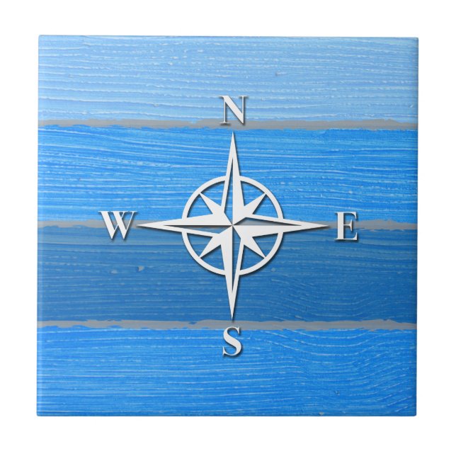 Nautical themed design tile (Front)