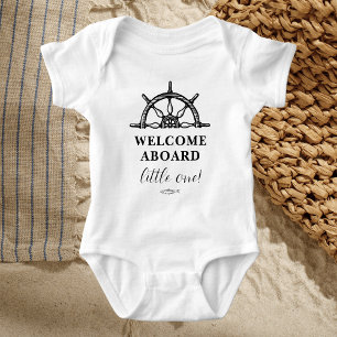 Nautical themed Newborn Baby Baby Bodysuit