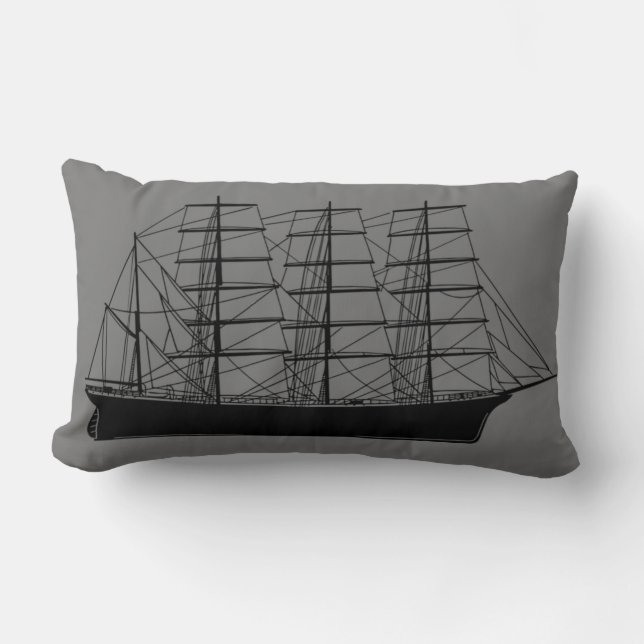 Nautical Themed Throw Pillow (Front)