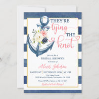 Nautical They'r Tying the Knot Bridal Shower (P/S)