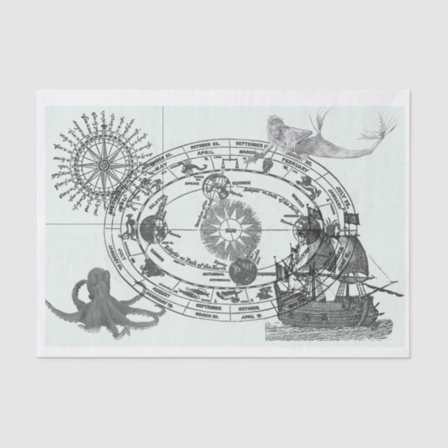 Nautical Tissue Paper (Front)