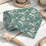 Nautical Toile Custom Necktie<br><div class="desc">This custom necktie features a classic nautical toile pattern, perfect for adding a touch of seaside charm to any outfit. Ideal for dads, groomsmen, or anyone who loves the ocean.</div>