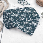 Nautical Toile Custom Necktie<br><div class="desc">This custom necktie features a classic nautical toile pattern,  perfect for adding a touch of seaside charm to any outfit. Ideal for dads,  groomsmen,  or anyone who loves the ocean.</div>
