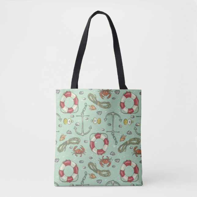 Nautical Tote Bag (Front)