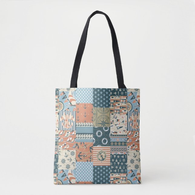 Nautical Tote Bag (Front)