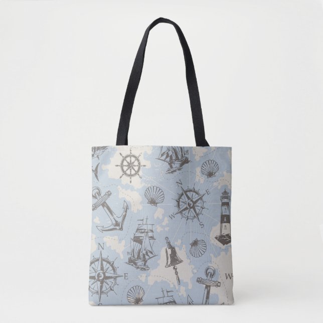 Nautical Tote Bag (Front)