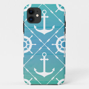 Nautical turquoise design Case-Mate iPhone case