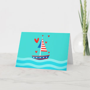 Nautical Valentines Holiday Card