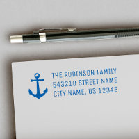 Nautical Vintage Boat Anchor Address or Text