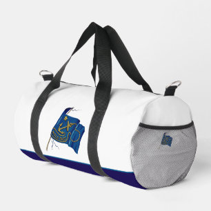 Nautical Vintage Flag Hold Fast Duffle Bag