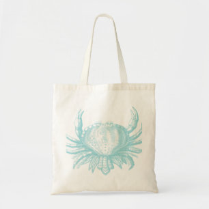 Nautical Vintage Marine Sea Crab Tote Bag