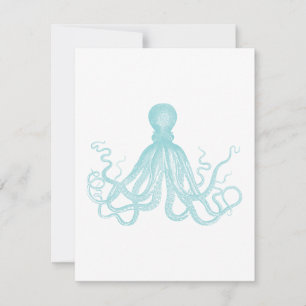 Nautical Vintage Marine Sea Octopus
