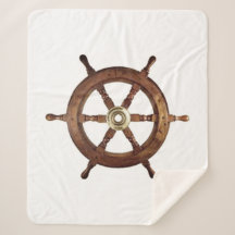 Nautical Vintage Ship Wheel Helm