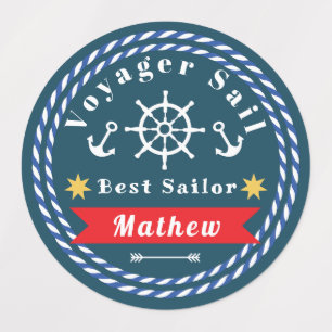 Nautical Voyager Best Sailor Dark Blue