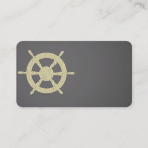 Nautical, Water, Wheel, Boat, Business Cards