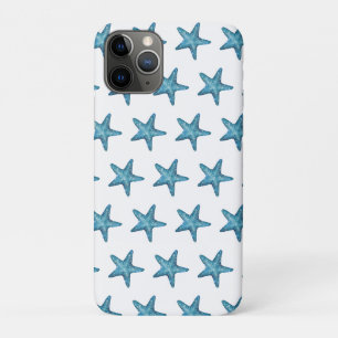 Nautical Watercolor Blue Starfish Case-Mate iPhone Case