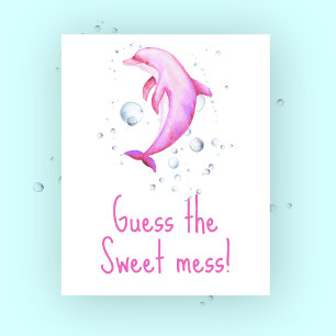 Nautical watercolor - Guess the sweet mess Poster