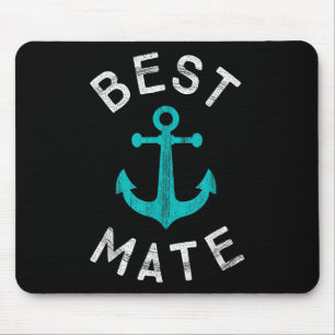 Nautical Wedding Favour Grooms Man & Groomsmen Mouse Pad