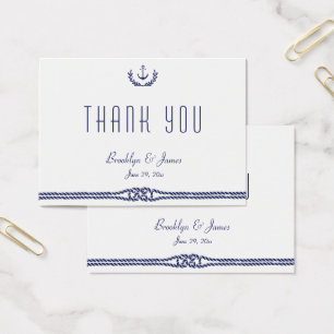 Nautical Wedding Favour Tags With Anchors