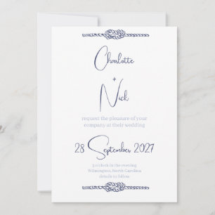 Nautical Wedding Invitation
