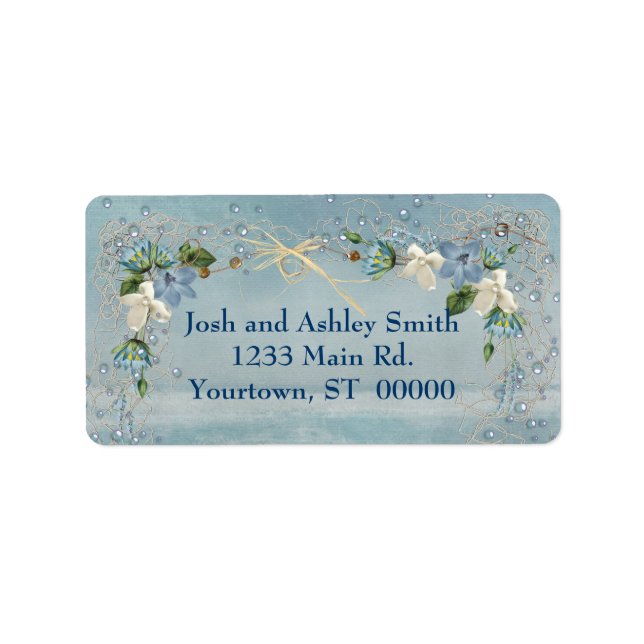 Nautical Wedding Label (Front)