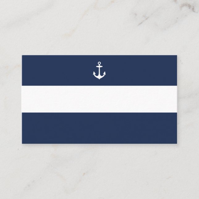 Nautical | Wedding Place Cards (Front)