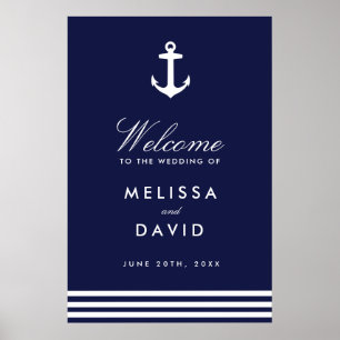 Nautical Welcome Sign (24x36)