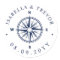 Nautical Wind Rose Compass White | Navy Date