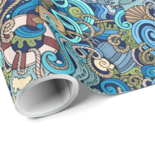 Nautical Wrapping Paper