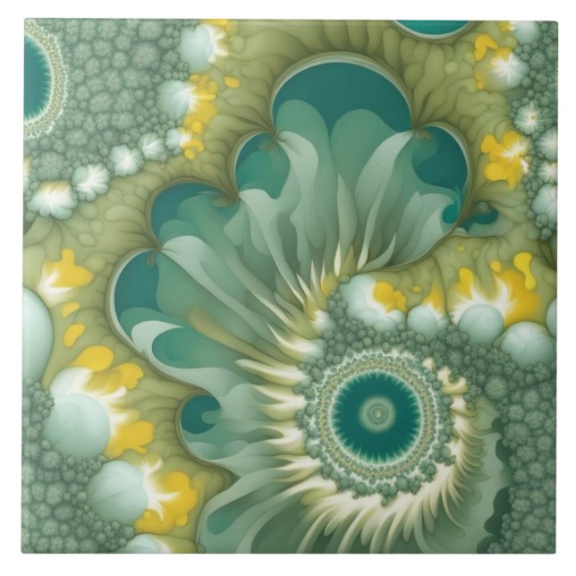 Nautilus Abstract Tile (Front)