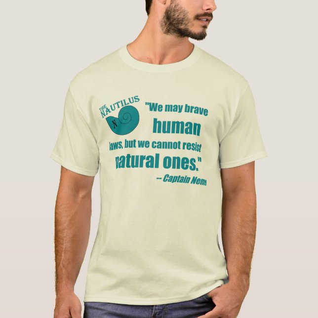 Nautilus/Captain Nemo Quote shirt (Front)
