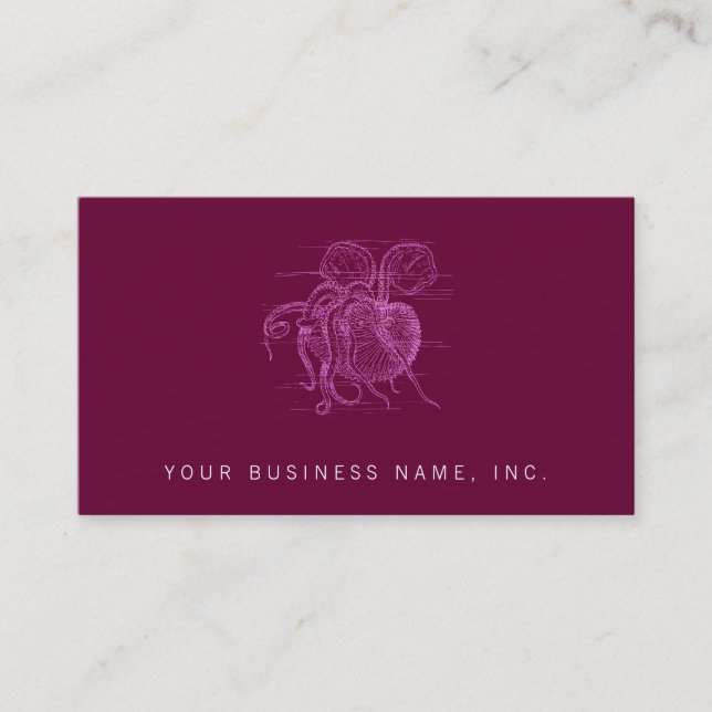 Nautilus (letterpress style) business card (Front)