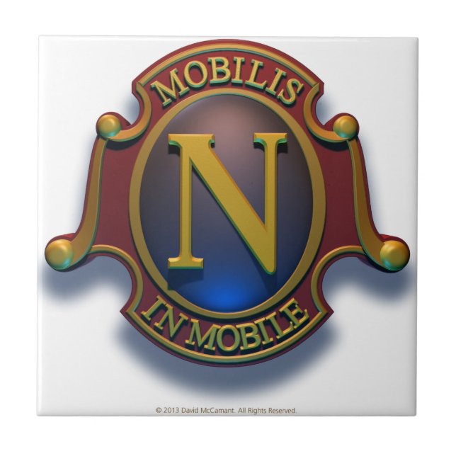 Nautilus N Shield by David McCamant Tile (Front)