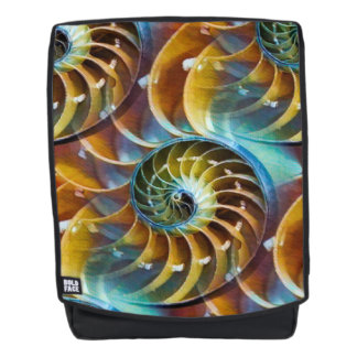 Nautilus Shell Design Backpack