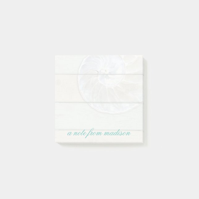 Nautilus Shell Post-it Notes (Front)