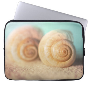 Nautilus Shells On Beach Laptop Sleeve