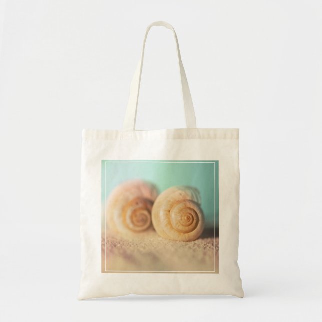 Nautilus Shells On Beach Tote Bag (Front)