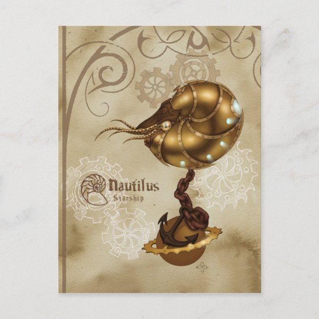 Nautilus starship postcard (Front)