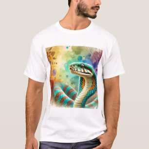 Nauyaca Snake 050824AREF122 - Watercolor T-Shirt