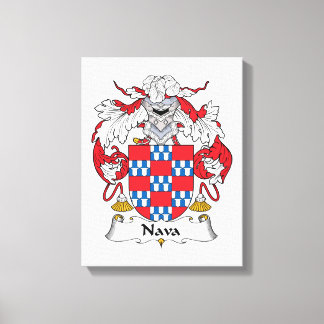 Nava Family Crest Canvas Print