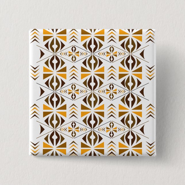 Navajo 15 Cm Square Badge (Front)