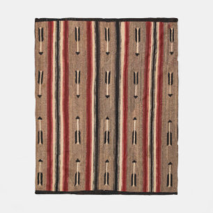 Navajo Arrow Horse Saddle 1935 Reprint Fleece Blanket